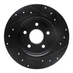 Dynamite Friction 633-27033L Disc Brake Rotor - Rear Left - view 5