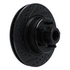 Dynamic Friction 633-39027L Disc Brake Rotor - Front Left - view 2