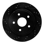 Dynamite Friction 633-40095L Disc Brake Rotor - Rear Left - view 1