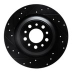 Dynamite Friction 633-42010L Disc Brake Rotor - Rear Left - view 1