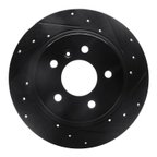 Dynamite Friction 633-45013R Disc Brake Rotor - Rear Right - view 1