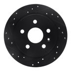 Dynamite Friction 633-45015L Disc Brake Rotor - Rear Left - view 1