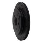 Dynamic Friction 633-46024L Disc Brake Rotor - Rear Left - view 2
