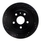 Dynamic Friction 633-46024L Disc Brake Rotor - Rear Left - view 1