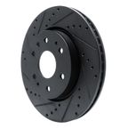 Dynamic Friction 633-47092L Disc Brake Rotor - Front Left - view 2