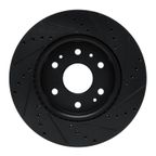 Dynamic Friction 633-47092L Disc Brake Rotor - Front Left - view 3
