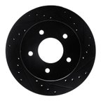 Dynamic Friction 633-48019R Disc Brake Rotor - Front Right - view 1