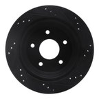 Dynamic Friction 633-48035L Disc Brake Rotor - Rear Left - view 5