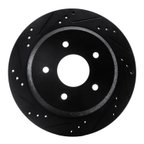 Dynamic Friction 633-48035L Disc Brake Rotor - Rear Left - view 1