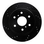 Dynamite Friction 633-48053L Disc Brake Rotor - Rear Left - view 1