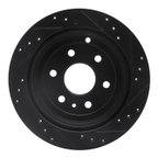 Dynamite Friction 633-48055L Disc Brake Rotor - Rear Left - view 5