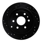Dynamite Friction 633-48055L Disc Brake Rotor - Rear Left - view 1