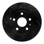 Dynamite Friction 633-48058L Disc Brake Rotor - Rear Left - view 1