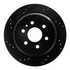 Dynamite Friction 633-48063L Disc Brake Rotor - Rear Left - view 1