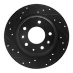 Dynamite Friction 633-54064L Disc Brake Rotor - Rear Left - view 1