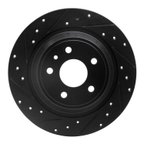 Dynamite Friction 633-54068L Disc Brake Rotor - Rear Left - view 1