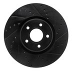 Dynamite Friction 633-54070R Disc Brake Rotor - Front Right - view 1
