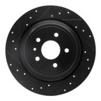 Dynamic Friction 633-54072L Disc Brake Rotor - Rear Left - view 1
