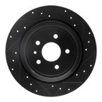 Dynamic Friction 633-54072R Disc Brake Rotor - Rear Right - view 1