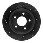 Dynamite Friction 633-54092L Disc Brake Rotor - Rear Left - view 1