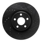 Dynamic Friction 633-54095R Disc Brake Rotor - Front Right - view 1