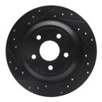 Dynamite Friction 633-54262L Disc Brake Rotor - Rear Left - view 1