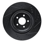 Dynamic Friction 633-54279L Disc Brake Rotor - Front Left - view 5