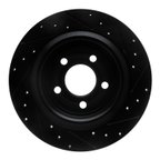 Dynamic Friction 633-54280L Disc Brake Rotor - Rear Left - view 5