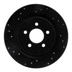 Dynamic Friction 633-54280L Disc Brake Rotor - Rear Left - view 1