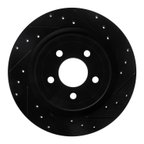 Dynamic Friction 633-54280R Disc Brake Rotor - Rear Right - view 1