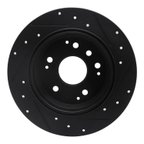 Dynamite Friction 633-58019L Disc Brake Rotor - Rear Left - view 4