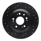 Dynamite Friction 633-58023L Disc Brake Rotor - Rear Left - view 1
