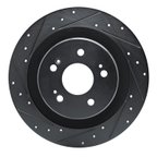 Dynamite Friction 633-58036L Disc Brake Rotor - Rear Left - view 1