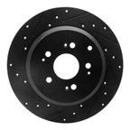Dynamite Friction 633-59054L Disc Brake Rotor - Rear Left - view 1