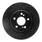 Dynamic Friction 633-63030L Disc Brake Rotor - Rear Left - view 1