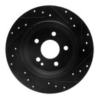 Dynamite Friction 633-63161L Disc Brake Rotor - Rear Left - view 5