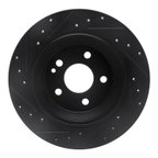 Dynamite Friction 633-63161R Disc Brake Rotor - Rear Right - view 5