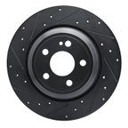 Dynamite Friction 633-63182L Disc Brake Rotor - Rear Left - view 1