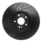 Dynamic Friction 633-63186R Disc Brake Rotor - Front Right - view 5