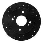 Dynamic Friction 633-67029L Disc Brake Rotor - Rear Left - view 1