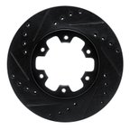 Dynamic Friction 633-67080L Disc Brake Rotor - Front Left - view 1