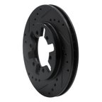 Dynamic Friction 633-67081L Disc Brake Rotor - Front Left - view 2