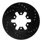 Dynamic Friction 633-67081L Disc Brake Rotor - Front Left - view 5