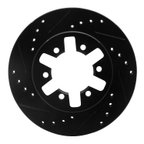 Dynamic Friction 633-67081L Disc Brake Rotor - Front Left - view 1