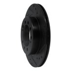 Dynamic Friction 633-72005R Disc Brake Rotor - Rear Right - view 2