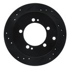 Dynamic Friction 633-72016L Disc Brake Rotor - Rear Left - view 1