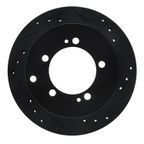 Dynamic Friction 633-72016R Disc Brake Rotor - Rear Right - view 1
