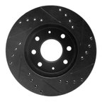 Dynamic Friction 633-72018L Disc Brake Rotor - Front Left - view 5