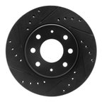 Dynamic Friction 633-72018L Disc Brake Rotor - Front Left - view 1