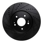 Dynamic Friction 633-72035L Disc Brake Rotor - Front Left - view 1
